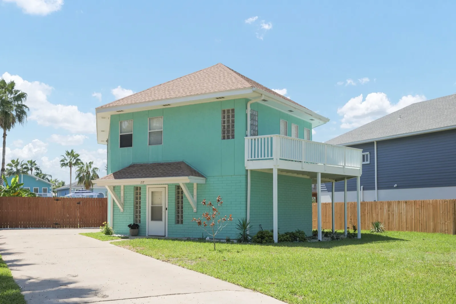The Gonzalez family rental house in South Padre Island